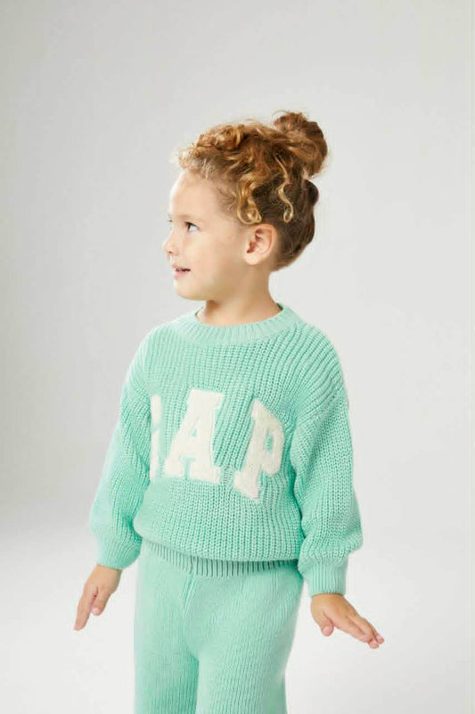 Mint Green Teal GAP Sweater & Joggers Set