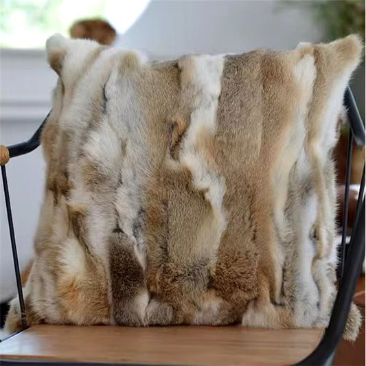 Fur pillow colored image 0