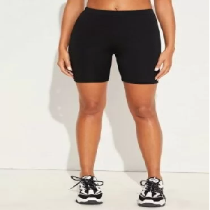 Skinny Sports Biker Shorts image 0