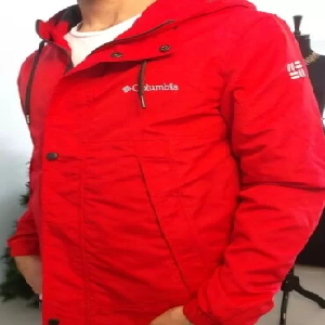 Letter Graphic Zipper Hooded Jacket image 0