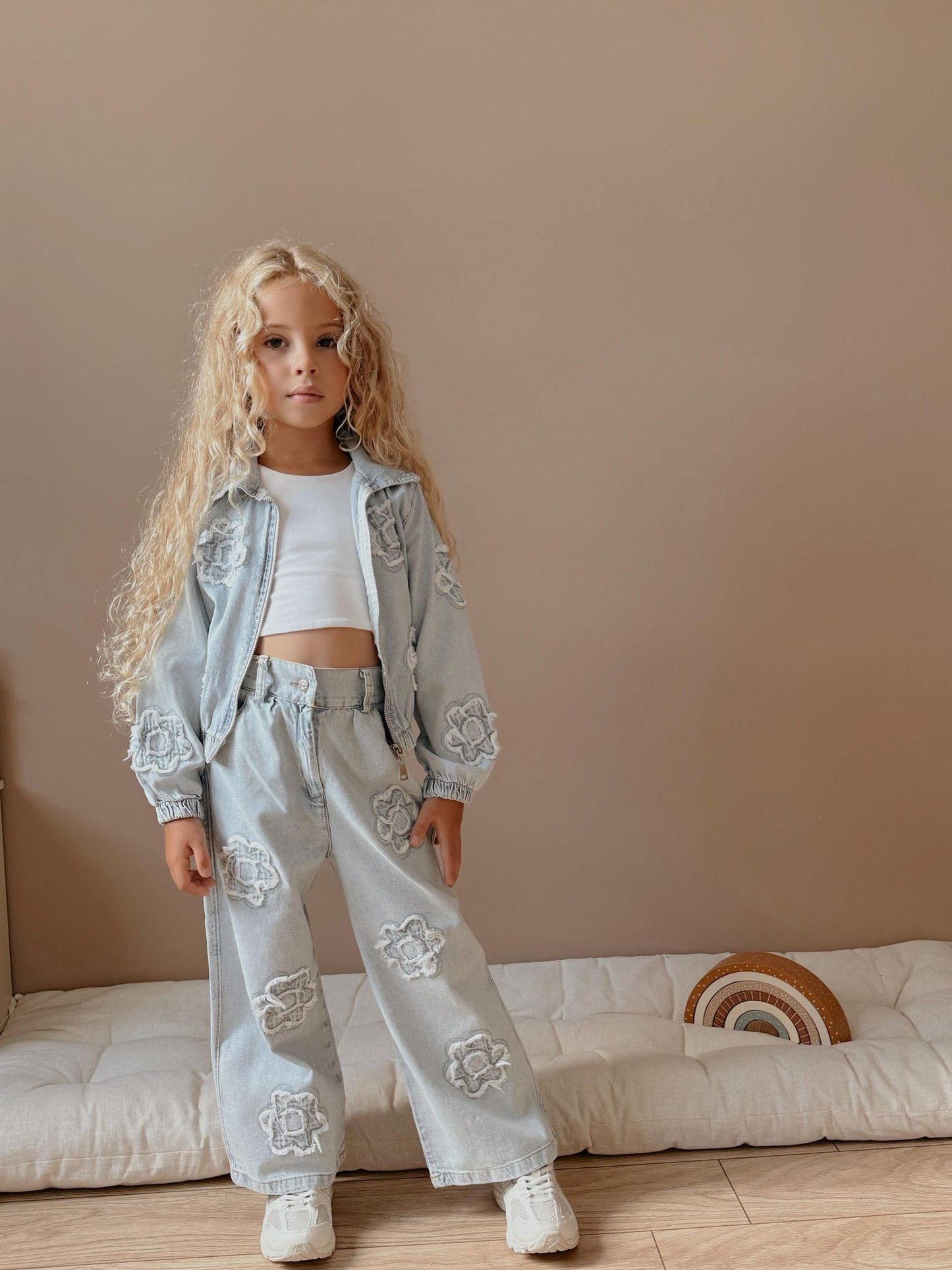 Girls Jeans Denim Set - Jacket & Pants image 2