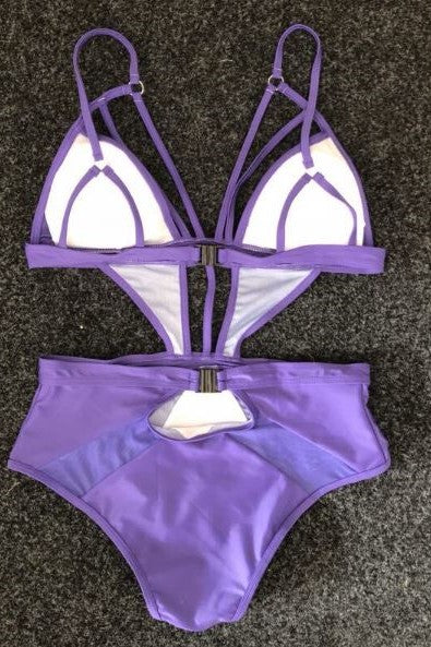 Cutout Strappy One Piece Swimsuit image 3