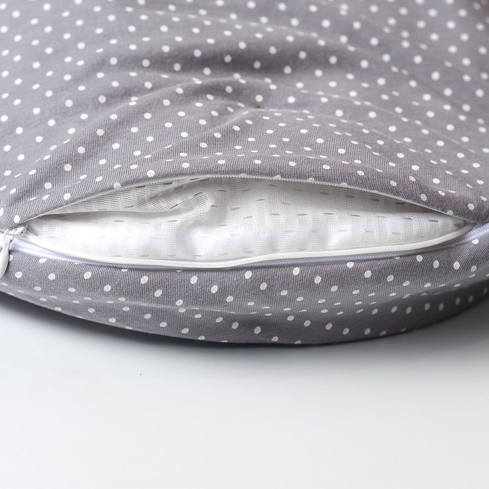 LIEBMICH sleeping bag Little dots grey image 1