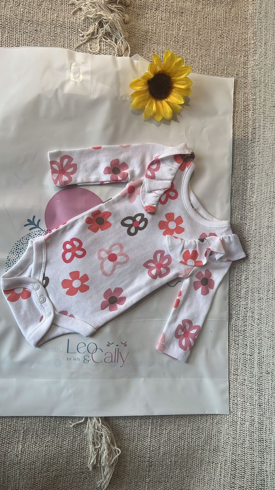 Okie Dokie Baby Girl Flower Print image 0