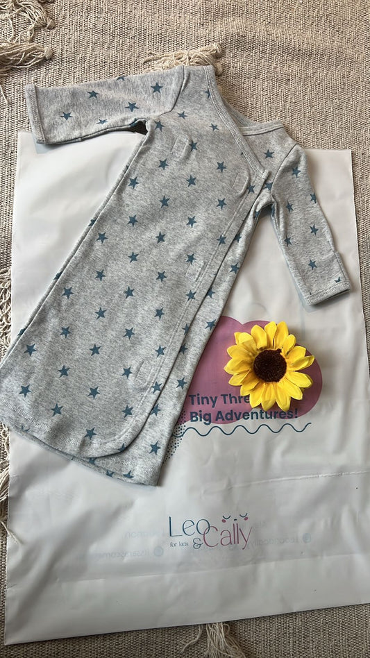 Cloud Island Premature Baby Long-Sleeve Gown image 0