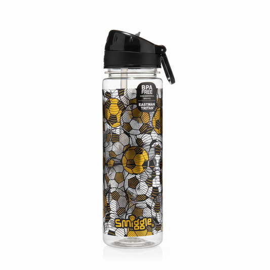 Smiggle Basketball Water Bottle - White Background