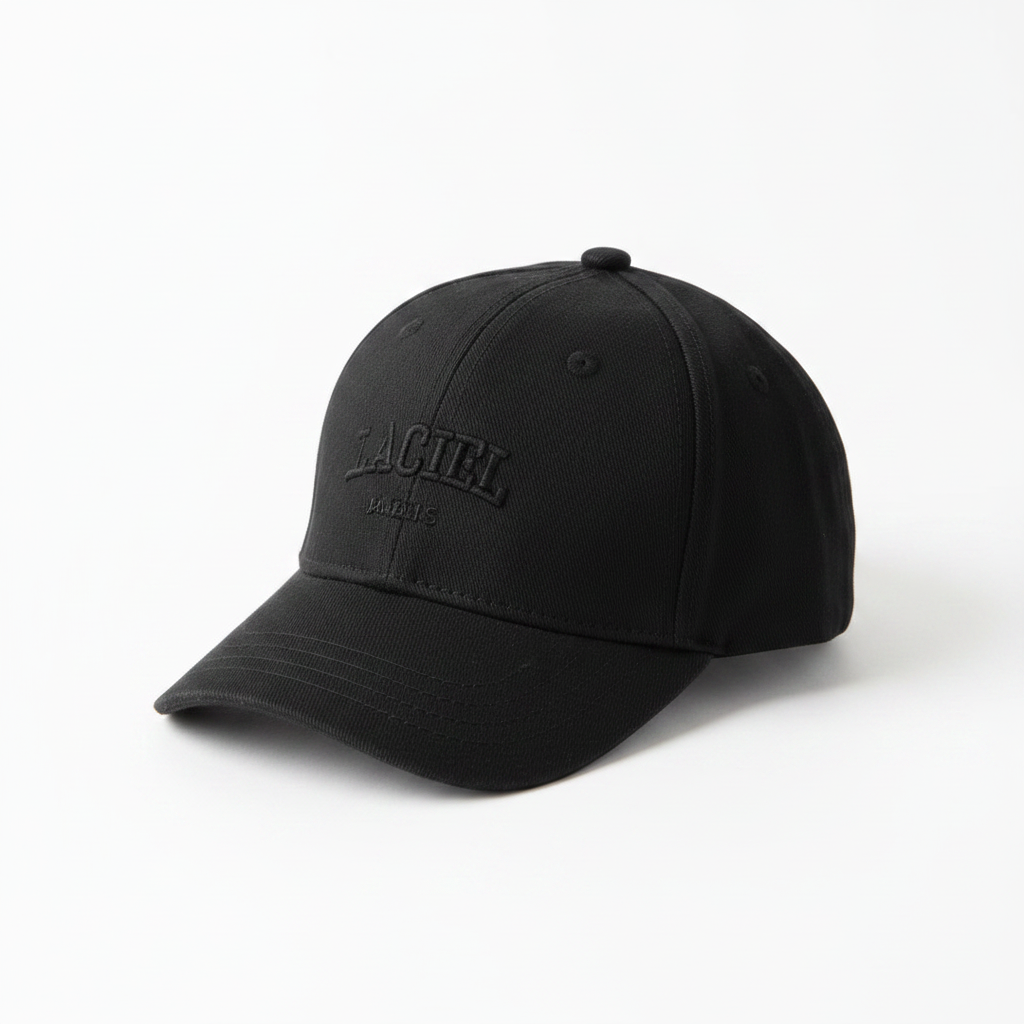 Black La'ciel embroidered cap