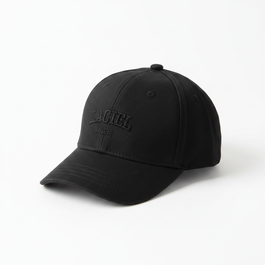 Black La'ciel embroidered cap