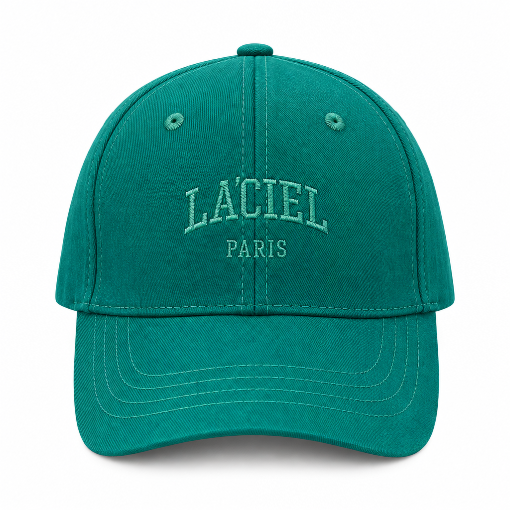 La'ciel Paris Teal Baseball Cap
