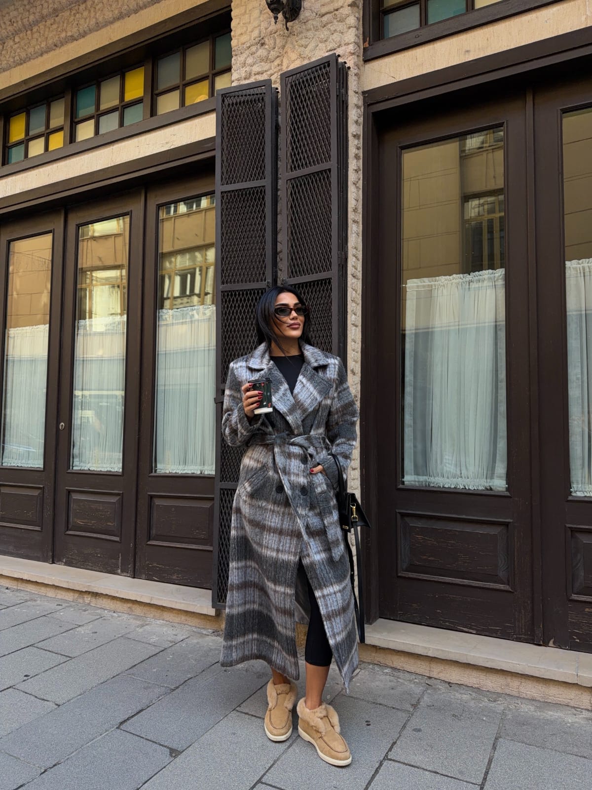 Plaited Trench Coat