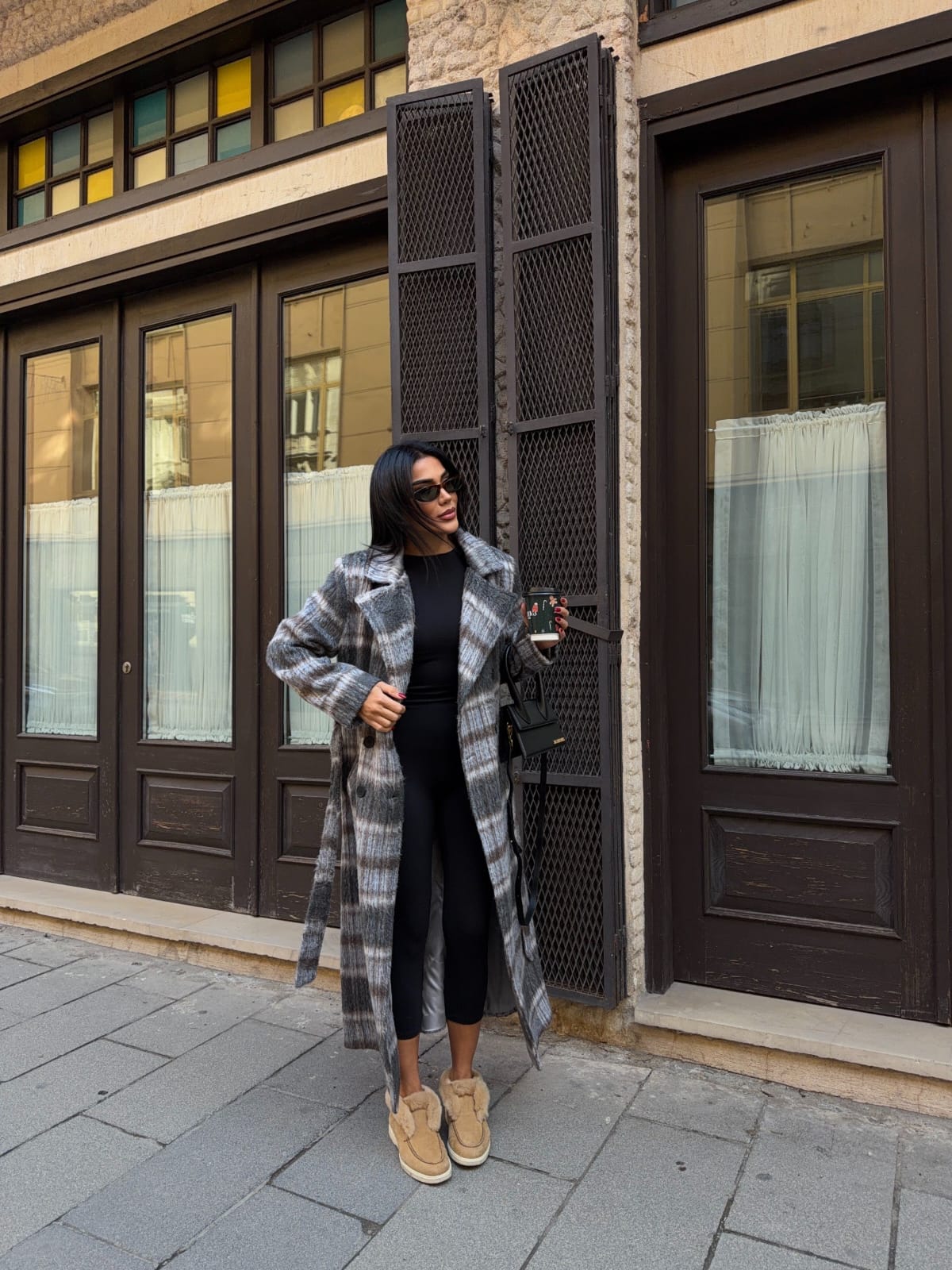 Plaited Trench Coat