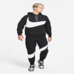 Swoosh Tech Fleece Black Tracksuit