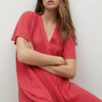 Long Slit Button Up Dress