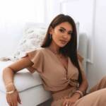 Twist Front Top & Wide Leg Pants Set