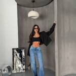 Washed Denim Wide Leg High Waist - Image 2