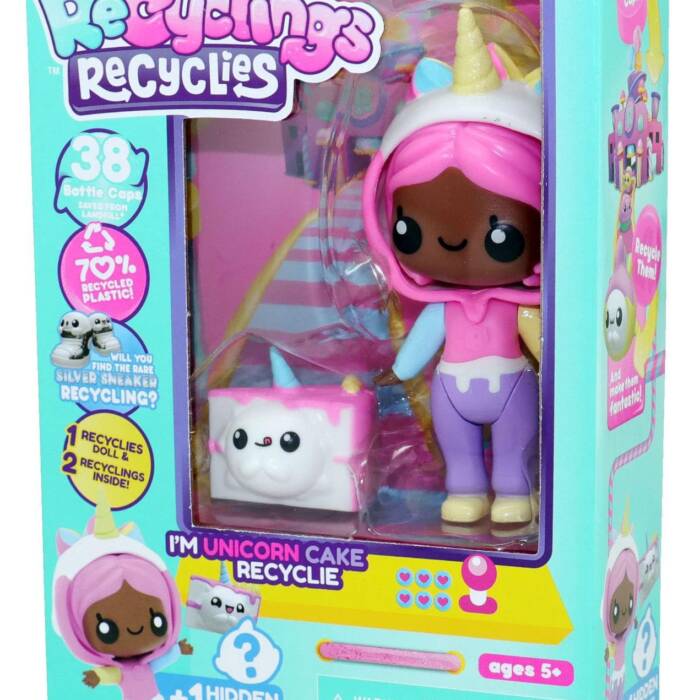 Recyclings Unicorn Cake Doll