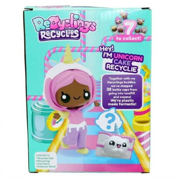 ⁦Recyclings Unicorn Cake Doll⁩ - الصورة ⁦3⁩