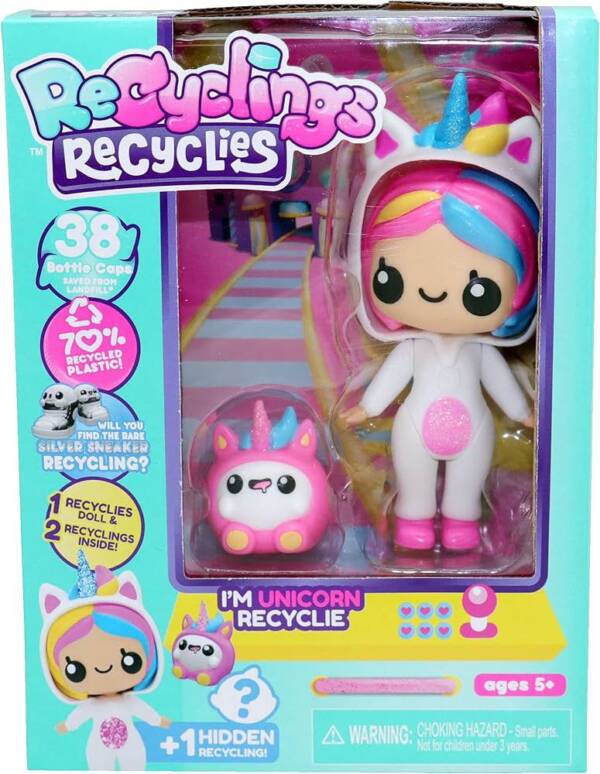 Recyclings Unicorn Cake Doll