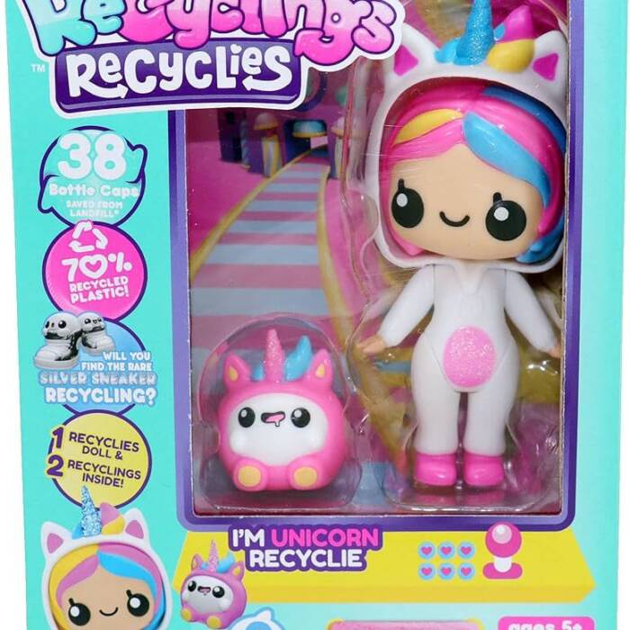 Recyclings Unicorn Cake Doll