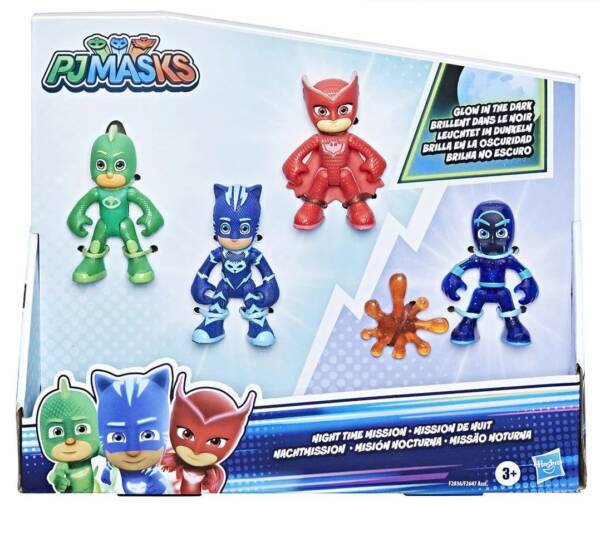 PJ Masks Night Mission Glow in the Dark Action Figure Set