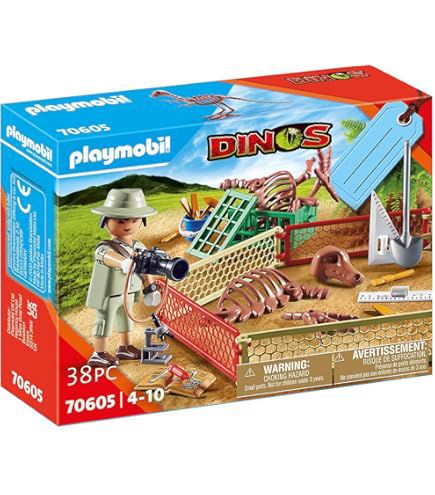 WOGE Paleontologist Gift Set Playmobil 70605 Adventure Playset