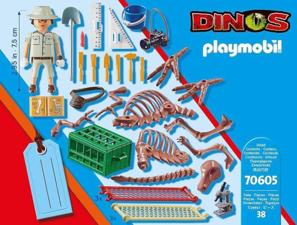 ⁦WOGE Paleontologist Gift Set Playmobil 70605 Adventure Playset⁩ - الصورة ⁦4⁩