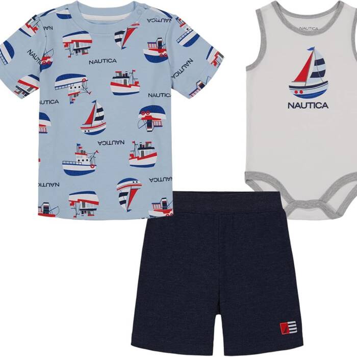 Nautica set 3 pieces for boys
