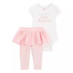 Baby Girl Carter's 2-Piece Daddy's Princess Bodysuit + Tights