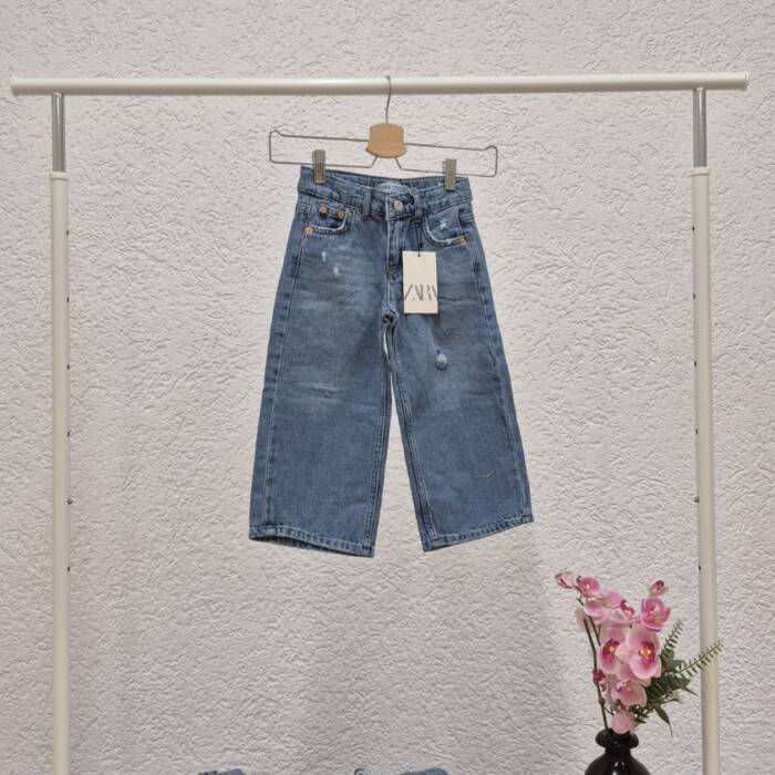 Girls Wide Leg Jeans