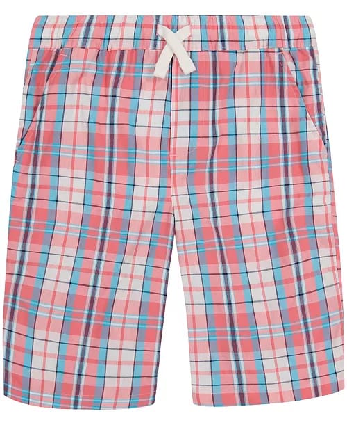 Little Boy's Plaid Pull-on Shorts