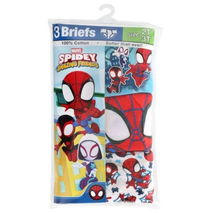 3-Pack Marvel Spidy and his amazing friends Toddler Briefs