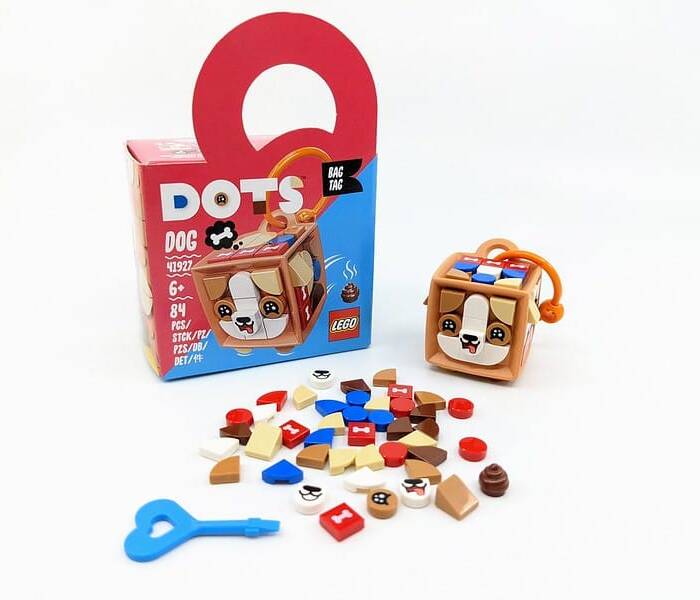 ToyHouse Bag Tag Dog LEGO